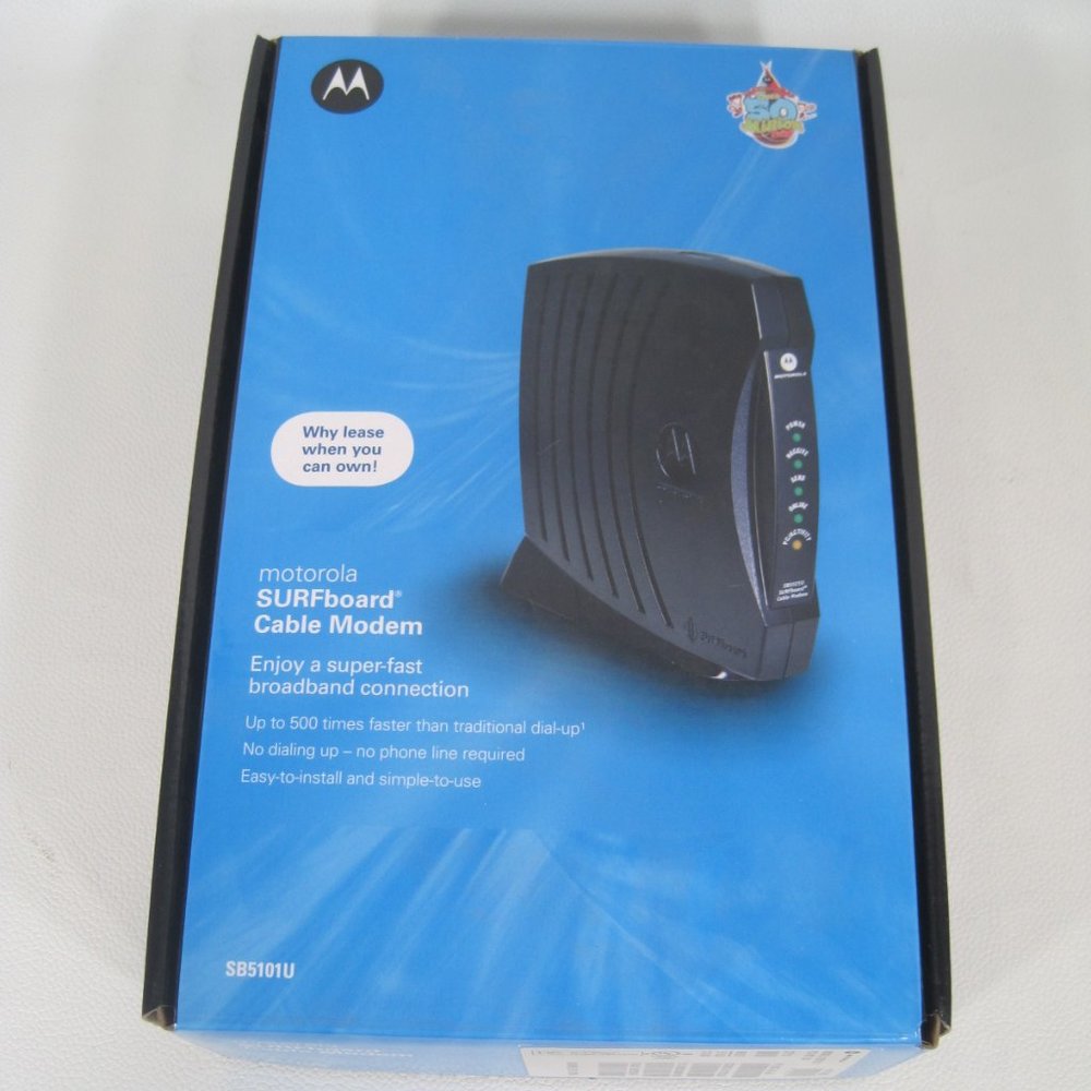 Motorola SURFboard SB5101U (567005-005-00) 38.91 Mbps Cable Modem